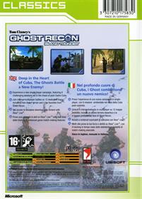 Tom Clancy's Ghost Recon: Island Thunder - Box - Back Image