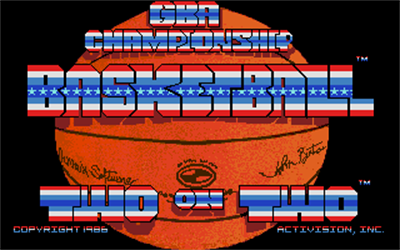 GBA Championship Basketball: Two-on-Two - Screenshot - Game Title Image