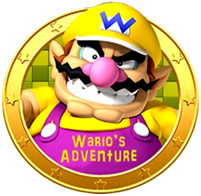 Wario's Adventure - Clear Logo Image