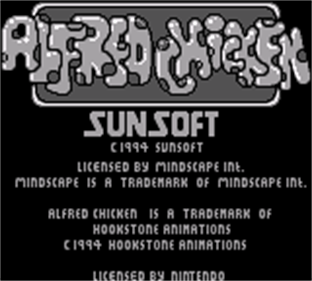 Alfred Chicken - Screenshot - Game Title Image