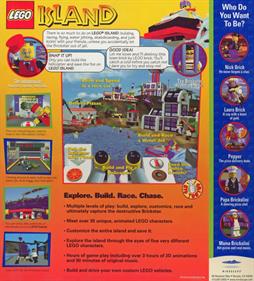 LEGO Island - Box - Back Image