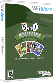 5 in 1 Solitaire - Box - 3D Image