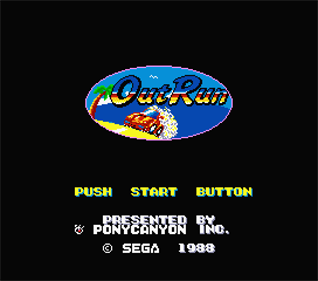 OutRun - Screenshot - Game Title Image