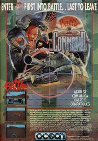 Battle Command - Advertisement Flyer - Front Image