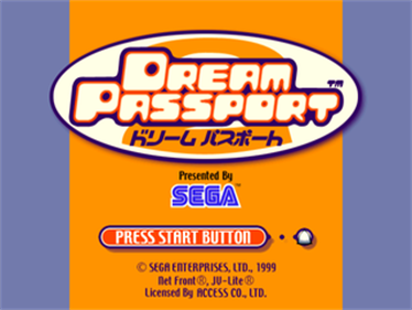 Dream Passport 3 - Screenshot - Game Title Image