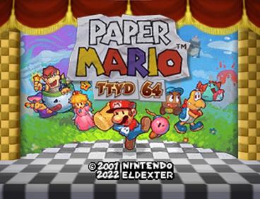 Paper Mario: TTYD 64 - Screenshot - Game Title Image