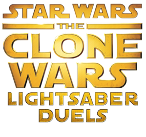 Star Wars: The Clone Wars: Lightsaber Duels - Clear Logo Image