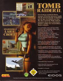 Tomb Raider II - Box - Back Image