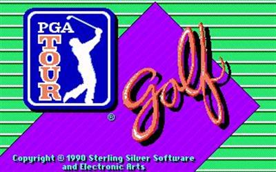 PGA Tour Golf - Screenshot - Game Title Image