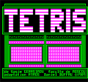 Tetris - Screenshot - Game Title Image
