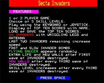 Secta Invaders - Screenshot - Gameplay Image