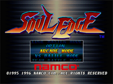 Soul Blade - Screenshot - Game Title Image