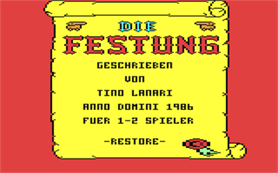 Festung - Screenshot - Game Title Image