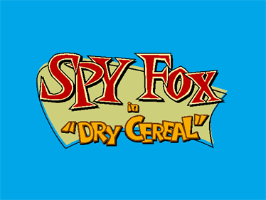 Spy Fox in Dry Cereal - Screenshot - Game Title Image
