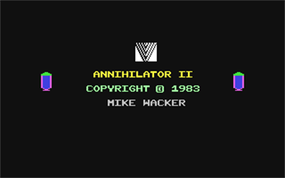 Annihilator 2 - Screenshot - Game Title Image