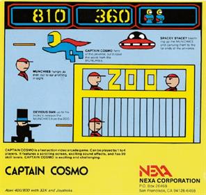 Captain Cosmo - Box - Back Image