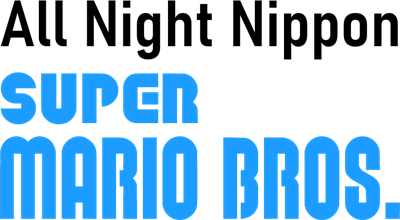 All Night Nippon Super Mario Bros. - Clear Logo Image