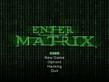 Enter the Matrix - Screenshot - Game Select Image