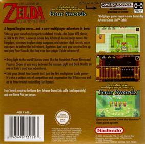 The Legend of Zelda: A Link to the Past and Four Swords - Box - Back Image