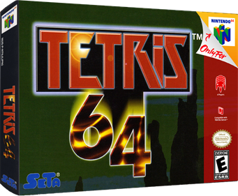 Tetris 64 - Box - 3D Image