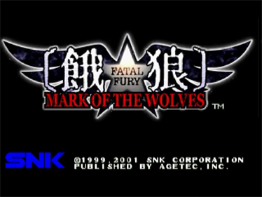 Fatal Fury: Mark of the Wolves - Screenshot - Game Title Image