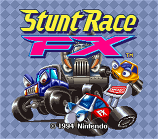 Stunt Race FX - Screenshot - Game Title Image