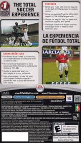 FIFA Soccer 06 - Box - Back Image