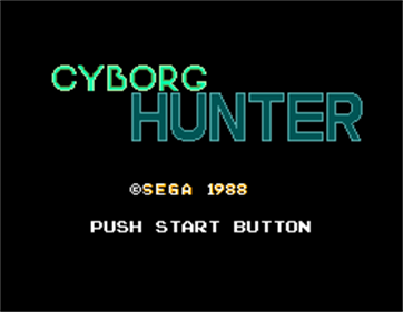 Cyborg Hunter - Screenshot - Game Title Image