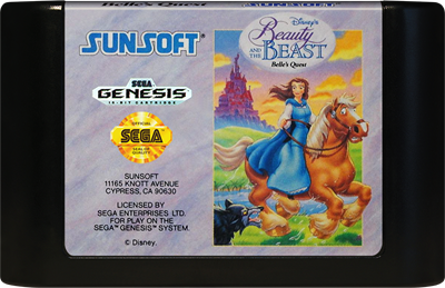 Disney's Beauty and the Beast: Belle's Quest - Cart - Front Image