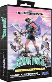 Shining Force - Box - 3D Image