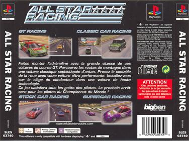 All Star Racing - Box - Back Image