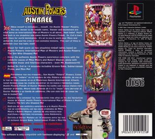 Austin Powers Pinball - Box - Back Image