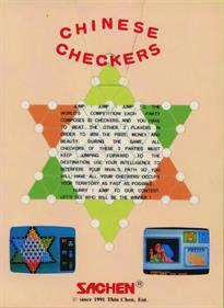 Chinese Checkers - Box - Back Image