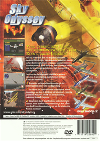 Sky Odyssey - Box - Back Image