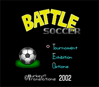Battle Soccer: Field no Hasha - Screenshot - Game Title Image