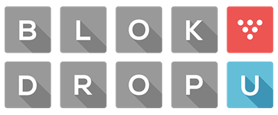 BLOK DROP U - Clear Logo Image