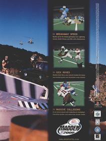 Madden NFL 2000 - Advertisement Flyer - Front Image