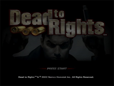 Dead to Rights - Screenshot - Game Title Image