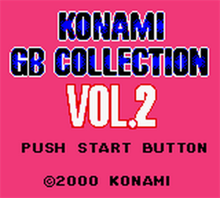 Konami GB Collection: Vol.2 - Screenshot - Game Title Image