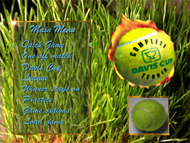 Davis Cup Complete Tennis - Screenshot - Game Select Image