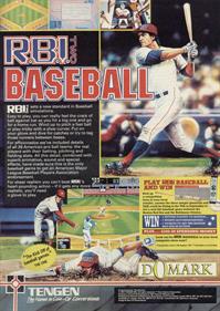 R.B.I. Baseball Two - Advertisement Flyer - Front Image