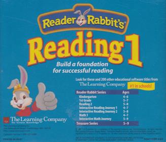 Reader Rabbit's Reading 1 - Box - Back Image