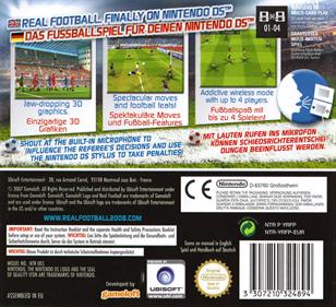 Real Soccer 2008 - Box - Back Image
