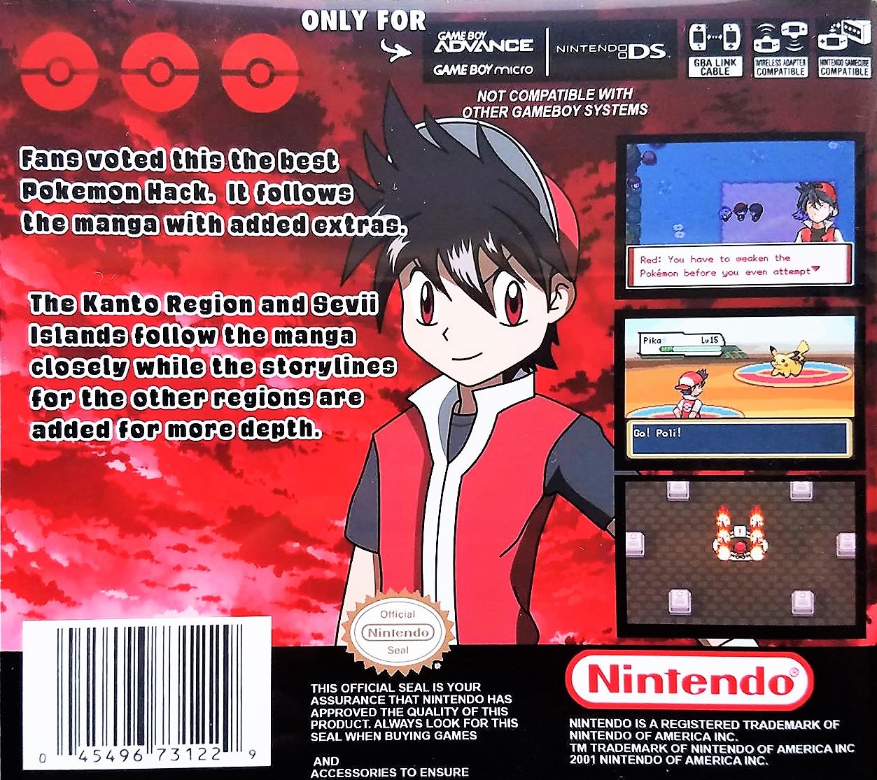 Pokemon Adventures Red Chapter ROM Download - GameBoy Advance(GBA)