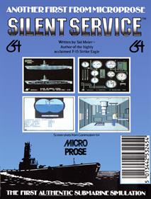 Silent Service: The Submarine Simulation - Box - Back Image