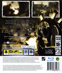 Resistance: Fall of Man - Box - Back Image