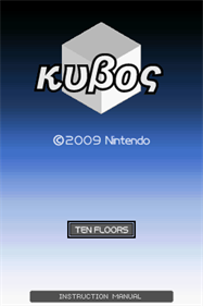 Art Style: Kubos - Screenshot - Game Title Image