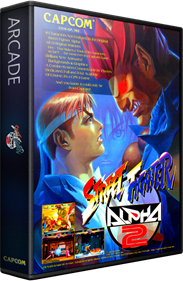 Street Fighter Alpha 2 - Box - 3D