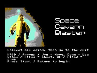 Space Cavern Blaster - Screenshot - Game Title Image