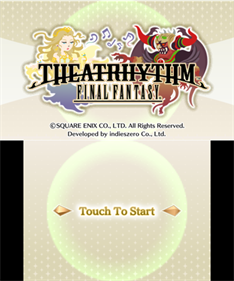 Theatrhythm Final Fantasy - Screenshot - Game Title Image